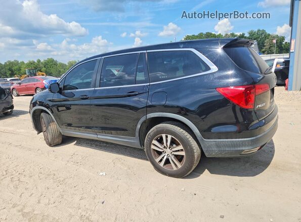 5FNYF6H3XJB037613 2018 HONDA PILOT Black Trasero izquierdo