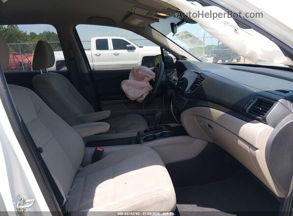 5FNYF6H3XKB016018 2019 HONDA PILOT White Սալոնի դիմացի տեսք
