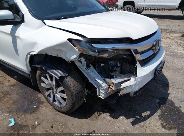 5FNYF6H3XKB016018 2019 HONDA PILOT White Դիմացի տեսք