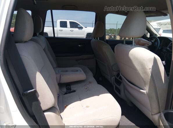 5FNYF6H3XKB016018 2019 HONDA PILOT White VIN կոդի պիտակի տեսք