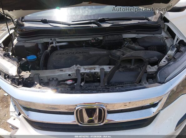 5FNYF6H3XKB016018 2019 HONDA PILOT White Հետևի տեսք