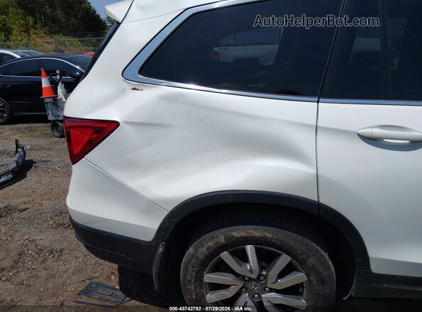 5FNYF6H3XKB016018 2019 HONDA PILOT White 