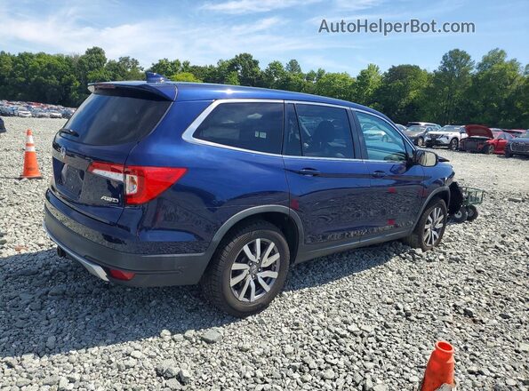 5FNYF6H3XLB032883 2020 HONDA PILOT Синий Задняя правая четверть