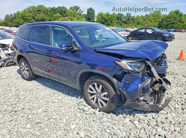 5FNYF6H3XLB032883 2020 HONDA PILOT Синий Передняя правая четверть