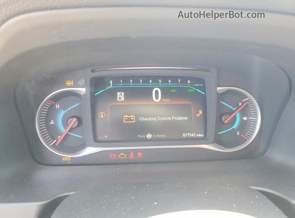 5FNYF6H3XLB032883 2020 HONDA PILOT Синий Вид щитка приборов