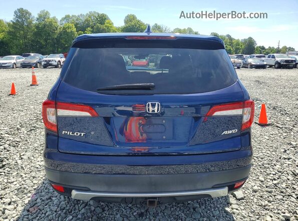 5FNYF6H3XLB032883 2020 HONDA PILOT Синий Вид сзади