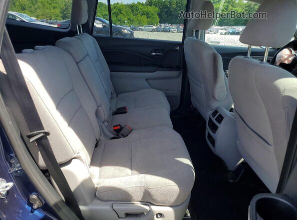 5FNYF6H3XLB032883 2020 HONDA PILOT Синий Вид задней части салона