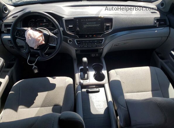 5FNYF6H3XLB032883 2020 HONDA PILOT Синий Вид панели приборов