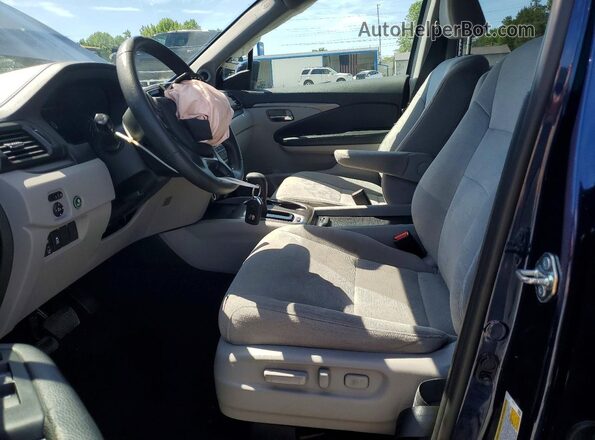 5FNYF6H3XLB032883 2020 HONDA PILOT Синий Вид салона спереди