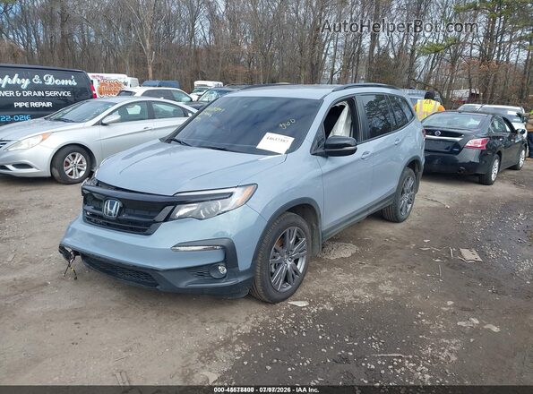 5FNYF6H3XNB090348 2022 HONDA PILOT Silver Передня ліва чверть