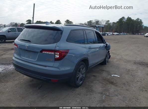 5FNYF6H3XNB090348 2022 HONDA PILOT Silver Задня права чверть