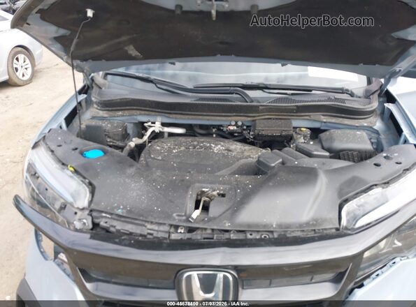 5FNYF6H3XNB090348 2022 HONDA PILOT Silver Вид ззаду