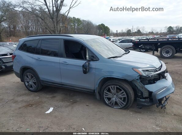 5FNYF6H3XNB090348 2022 HONDA PILOT Silver Вид задньої частини салону