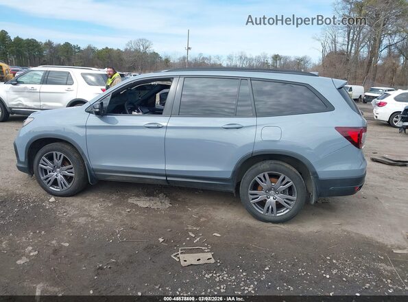 5FNYF6H3XNB090348 2022 HONDA PILOT Silver Панорамний вид салону 360°