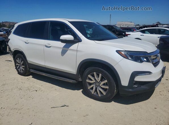 5FNYF6H40KB054060 2019 HONDA PILOT White წინა მარჯვენა