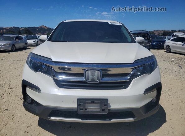 5FNYF6H40KB054060 2019 HONDA PILOT White წინა ხედი
