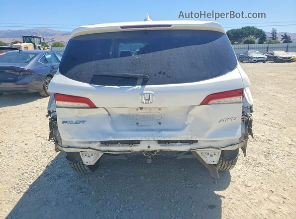 5FNYF6H40KB054060 2019 HONDA PILOT White უკანა ხედი
