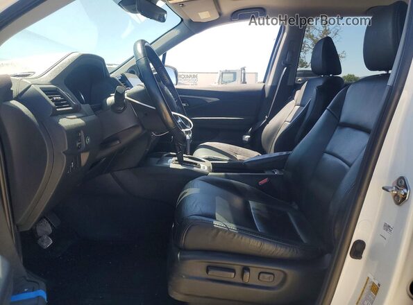 5FNYF6H40KB054060 2019 HONDA PILOT White წინა სალონის ხედი