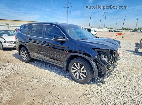 5FNYF6H43KB084864 2019 HONDA PILOT Black Delantero derecho