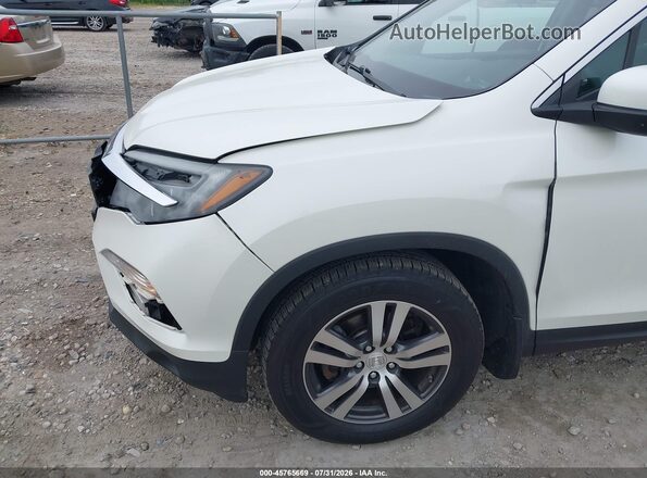 5FNYF6H45HB031429 2017 HONDA PILOT White Front view