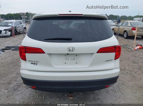 5FNYF6H45HB031429 2017 HONDA PILOT White 