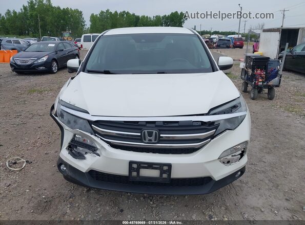 5FNYF6H45HB031429 2017 HONDA PILOT White Instrument cluster view