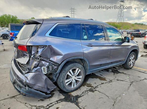 5FNYF6H49HB071142 2017 HONDA PILOT Gray Задня права чверть