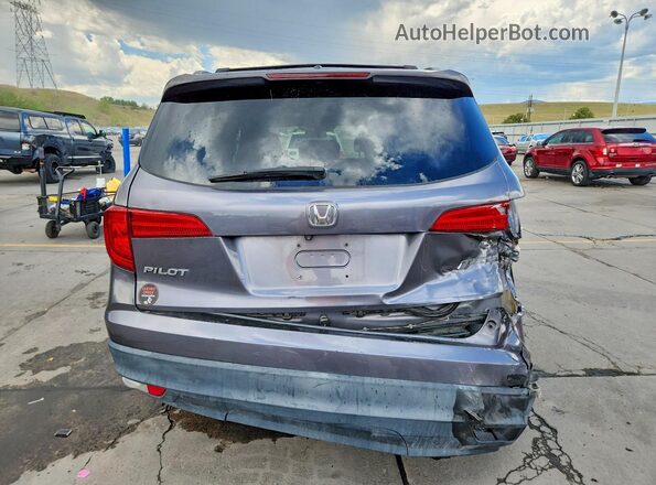 5FNYF6H49HB071142 2017 HONDA PILOT Gray Вид ззаду