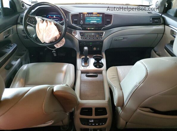 5FNYF6H49KB021073 2019 HONDA PILOT Gray Вид панелі приладів