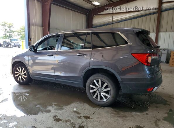 5FNYF6H49KB021073 2019 HONDA PILOT Gray Задня ліва чверть