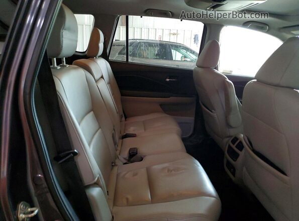 5FNYF6H49KB021073 2019 HONDA PILOT Gray Вид задньої частини салону