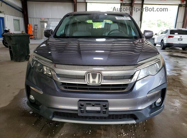 5FNYF6H49KB021073 2019 HONDA PILOT Gray Вид спереду