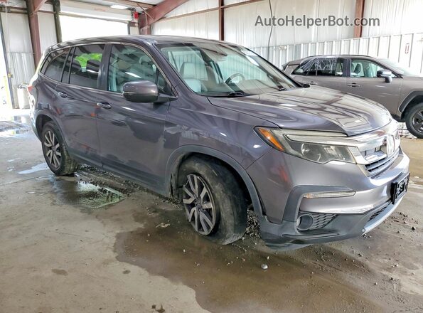 5FNYF6H49KB021073 2019 HONDA PILOT Gray Передня права чверть