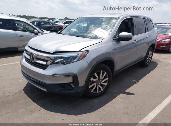 5FNYF6H4XLB014019 2020 HONDA PILOT Silver Front left
