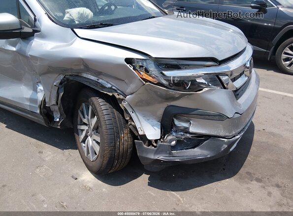 5FNYF6H4XLB014019 2020 HONDA PILOT Silver Front view
