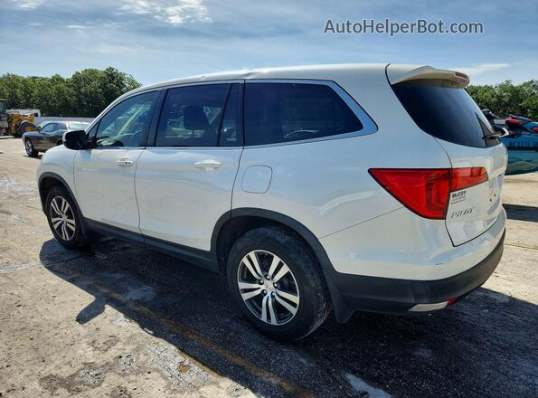 5FNYF6H50HB033453 2017 HONDA PILOT White Задня ліва чверть