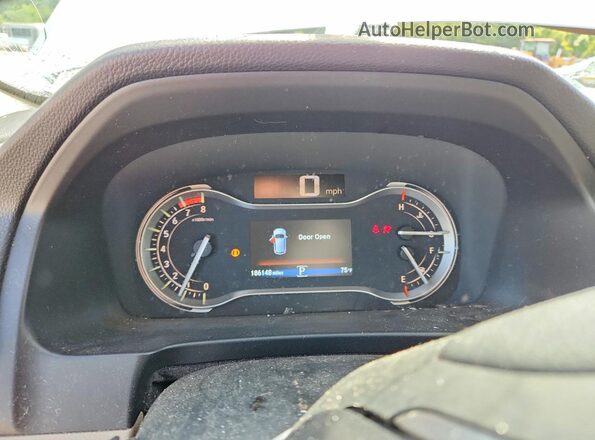 5FNYF6H50HB033453 2017 HONDA PILOT White Вид щитка приладів