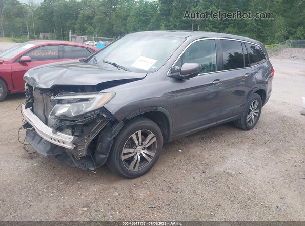 5FNYF6H50HB036692 2017 HONDA PILOT Gray Передня ліва чверть