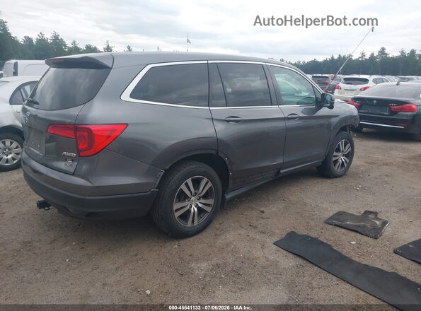 5FNYF6H50HB036692 2017 HONDA PILOT Gray Задня права чверть
