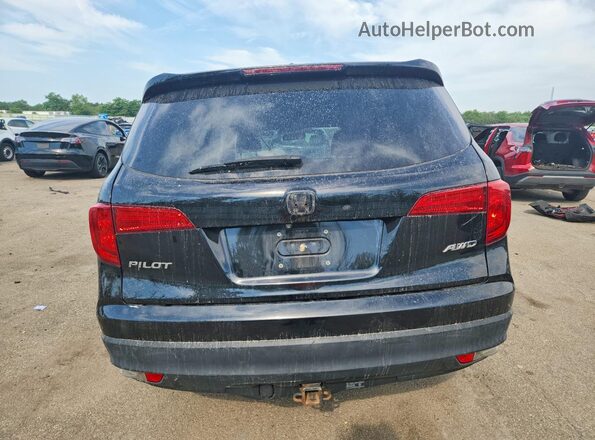 5FNYF6H50HB043688 2017 HONDA PILOT Black უკანა ხედი