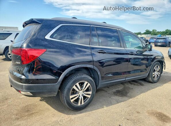 5FNYF6H50HB043688 2017 HONDA PILOT Black უკანა მარჯვენა