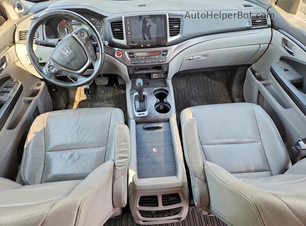 5FNYF6H50HB043688 2017 HONDA PILOT Black წინა პანელის ხედი