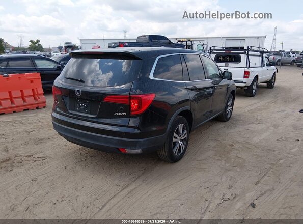 5FNYF6H50HB063973 2017 HONDA PILOT Black Tył prawy