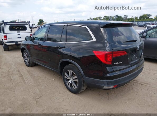5FNYF6H50HB063973 2017 HONDA PILOT Black Tył lewy