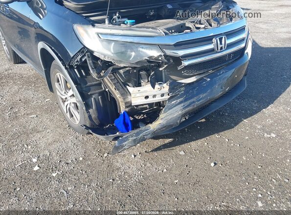 5FNYF6H50HB073029 2017 HONDA PILOT Black Front view