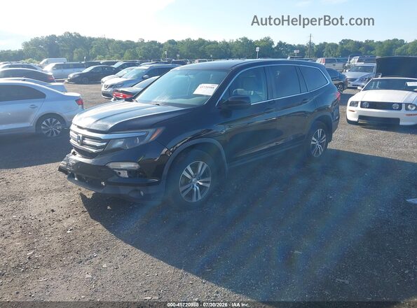 5FNYF6H50HB073029 2017 HONDA PILOT Black Front left