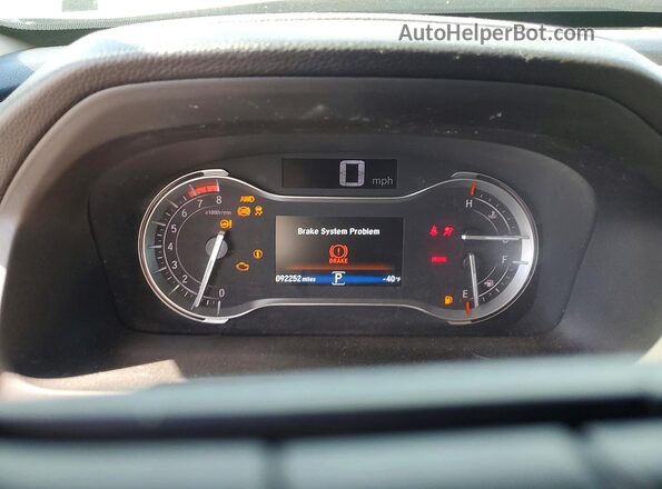 5FNYF6H50JB023902 2018 HONDA PILOT Maroon Vista del cuadro de instrumentos