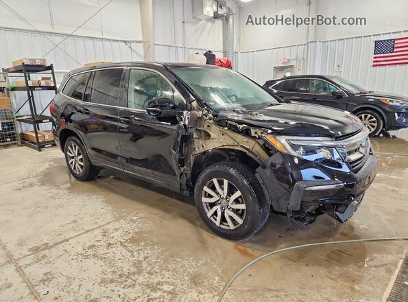 5FNYF6H50KB047876 2019 HONDA PILOT Black Przód prawy