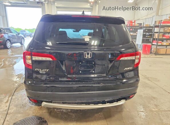 5FNYF6H50KB047876 2019 HONDA PILOT Black Widok z tyłu