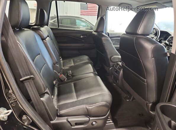 5FNYF6H50KB047876 2019 HONDA PILOT Black Widok tylnych siedzeń